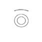 Curved washer UNI 8840A/DIN 137A d.10 white zinc plated steel M10