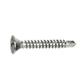 Csk flat head self drilling screw UNI8119/DIN7504P stainless steel 304 3,5x16