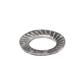 Contact washer w/serr. type S A2 stainless steel d.5,1x10x1,0