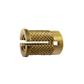 RHBLR-Brass pressure rivet nut reverse cut f.5,6 M4x8