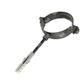 Collar for cast iron terminals Black ST with stud and anchor d.80