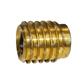 Brass self tapping rivet nut  S10 h.4,30 - de.4,80 - h.6,35 M3