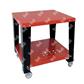 Trolley with wheels red base with legs 4811800/5837400 850x750 kg 65