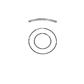 Curved washer UNI 8840A/DIN 137A d.3 white plain s teel M3