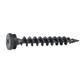 Insulation screw IPS 80 -Black RAL 9017 for screw d.3,5mm d.8x80 TX25