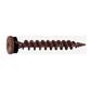 Insulation screw IPS 80 - Chocolate brown RAL 8017 for screw d.3,5mm d.8x80 TX25