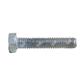 Hex head screw UNI 5739/DIN 933 8.8 - white zinc plated steel M8x190