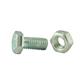 Hex structural bolt ISO 4017/ISO 4032 EN15048 SB 8.8 - white zinc plated M16x45