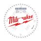 MILWAUKEE-Sega circolare - legno 190x30x2,1x48 taglio pulito