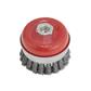 FERVI-Twisted knots cup brush-stainless steel d.100Imm